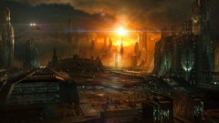 Fantasy cityscapes artwork 3d
