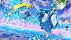 Fantasy clouds Landscapes touhou