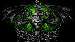 Fantasy dark Dragons Swords digital art fantasy art