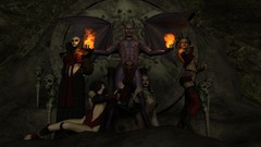 Fantasy dark hell creatures demons digital art fantasy art