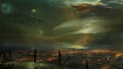 Fantasy death futuristic chaos