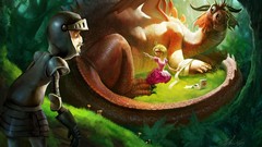 Fantasy Dragons Knights Princess