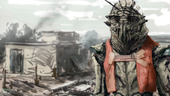 Fantasy drawing Movie district