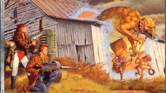 Fantasy drawings Larry Elmore