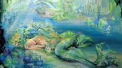 Fantasy dreams Atlantis paintings josephine wall fantasy art 
