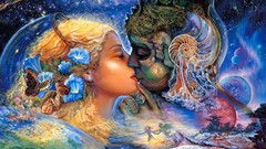 Fantasy dreams paintings josephine wall fantasy art cosmic 