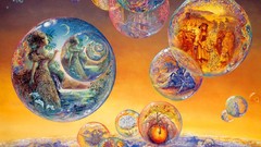 Fantasy dreams time bubbles paintings josephine wall fantasy 
