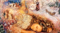 Fantasy dreams winter paintings josephine wall fantasy art 