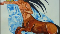 Fantasy Eagles centaur artwork