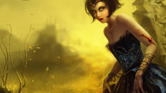 Fantasy elf golden wound