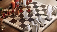 Fantasy entertainment chess scary animation