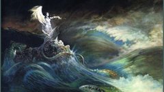 Fantasy Frank Frazetta Sea