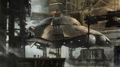 Fantasy futuristic artwork Iron