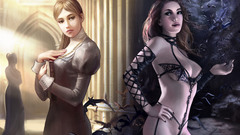 Fantasy girls and 3d