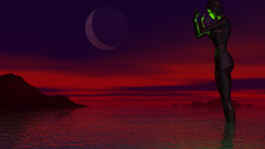 Fantasy graphic daughter artwork