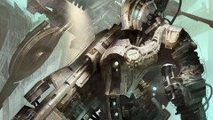 Fantasy Guns armor science fiction artwork futuristic