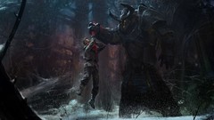 Fantasy horns armor artwork