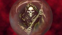 Fantasy horror skulls artwork