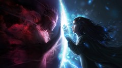 Fantasy hunter magic artwork