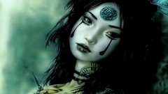 Fantasy Japanese asians cgi fantasy art treas of blood