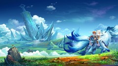Fantasy Landscapes creatures Anime