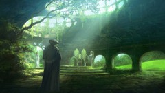 Fantasy magic ruins digital art fantasy art