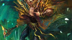 Fantasy magic staff artwork