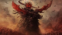 Fantasy magic weapons Army giant Swords blades demons battles 