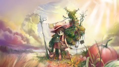 Fantasy male boy animal