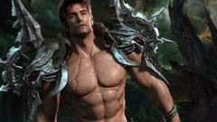 Fantasy Men armor guy artwork muscular