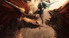 Fantasy Monster Hunter slayer