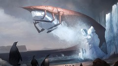 Fantasy Monsters Penguins Arctic