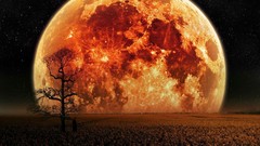 Fantasy moon artwork fantasy art moon light