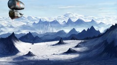 Fantasy Mountains Landscapes snow