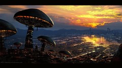 Fantasy mushrooms artwork