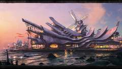 Fantasy ocean realistic