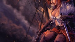 Fantasy Pirates of the Caribbean video games fantasy art pirate 