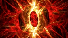 Fantasy red stone Art