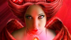 Fantasy red woman