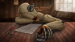 Fantasy robot steampunk digital art fantasy art Nine (Movie) 9 