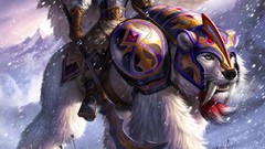 Fantasy snow Bears armor Warriors artwork artbook