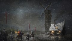 Fantasy snow The Hunchback of Notre Dame Notre Dame drawings 