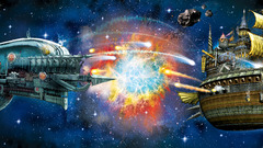 Fantasy Space battle artwork