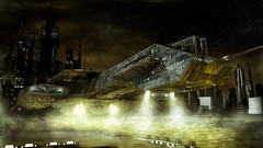 Fantasy stargate spaceships vehicles fantasy art