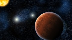 Fantasy sun planets outer space