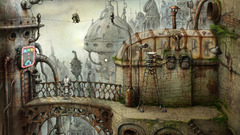 Fantasy surreal machinarium Robot