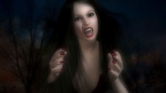 Fantasy Vampires drawings brunettes