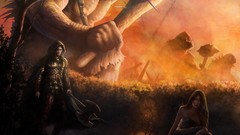 Fantasy Warriors digital art fantasy art