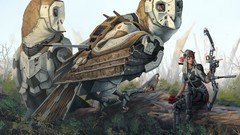 Fantasy weapons Birds robot Robots Warriors technics Owls 