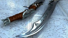 Fantasy weapons Swords blades digital art fantasy art cold steel